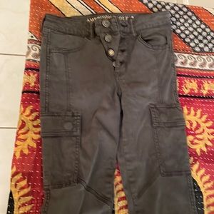 American eagle size 2 charcoal pants